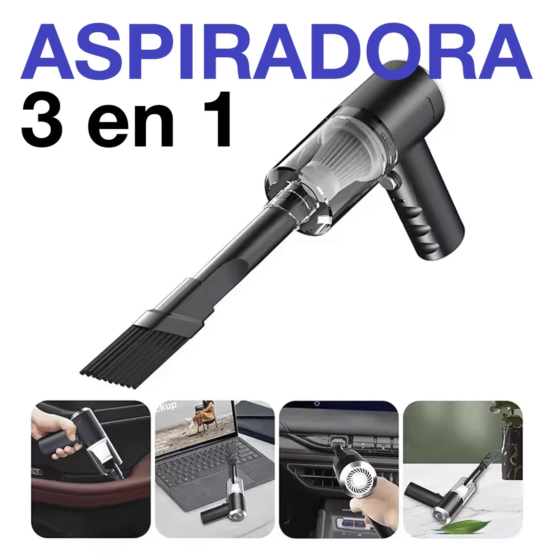 ASPIRADORA PÓRTATIL 3 EN 1 - ENVÍO GRATIS + PAGAS AL RECIBIR