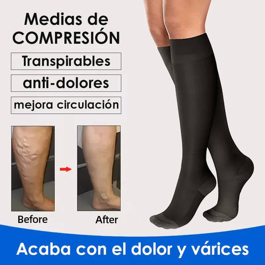 PAR DE MEDIAS DE COMPRESIÓN - MEJORA TU VIDA